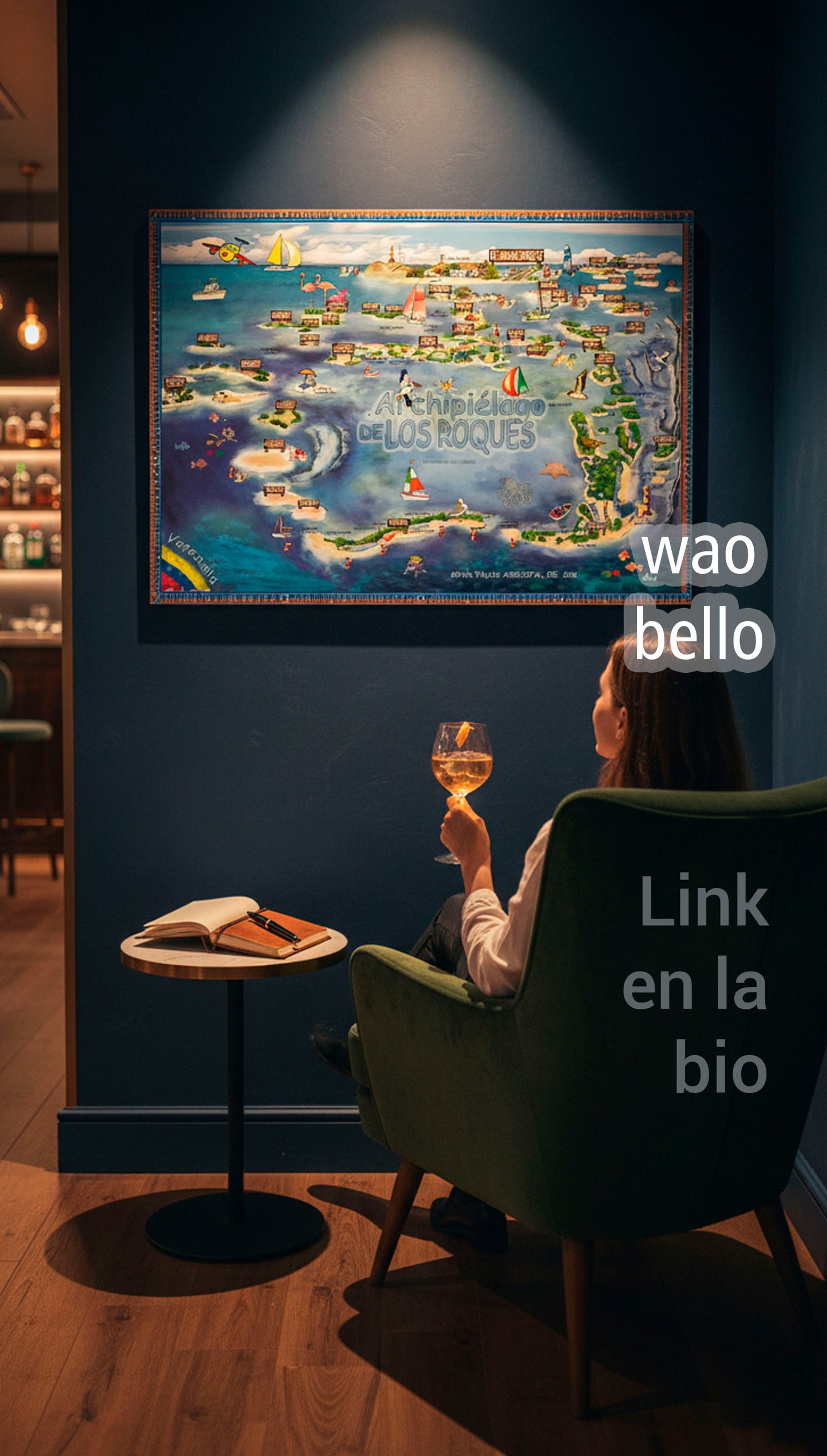 Afiche Del Archipielago de Los Roques